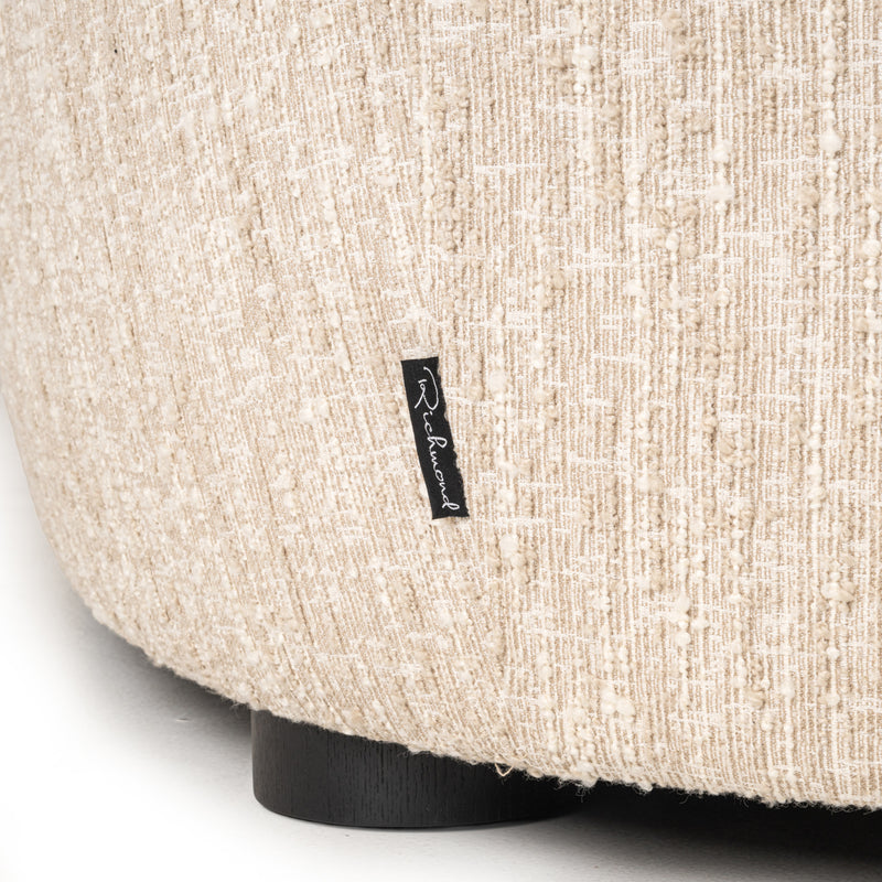 Richmond Sofa Pandora Lounge Right in Beige Angora, 320 cm