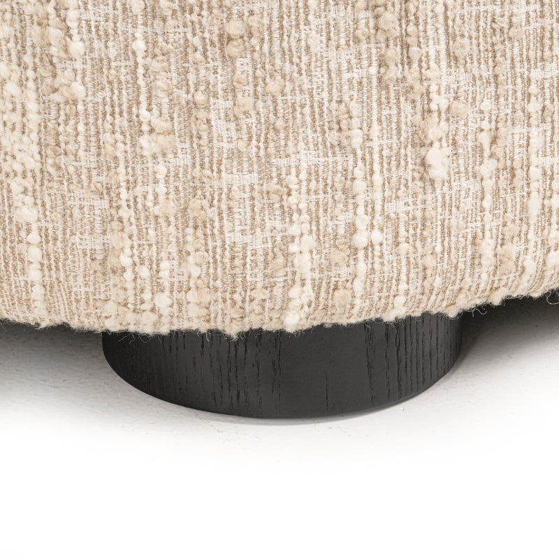 Richmond Sofa Pandora Lounge Right in Beige Angora, 320 cm