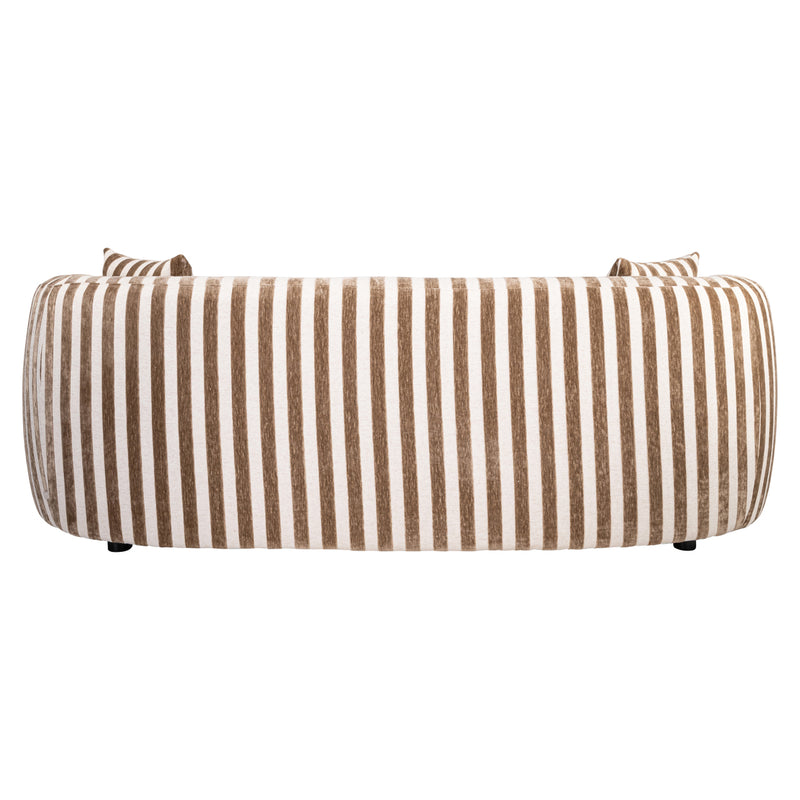 Sofa Luxandra Stripes Sand – Richmond Design mit Taschenfederkern