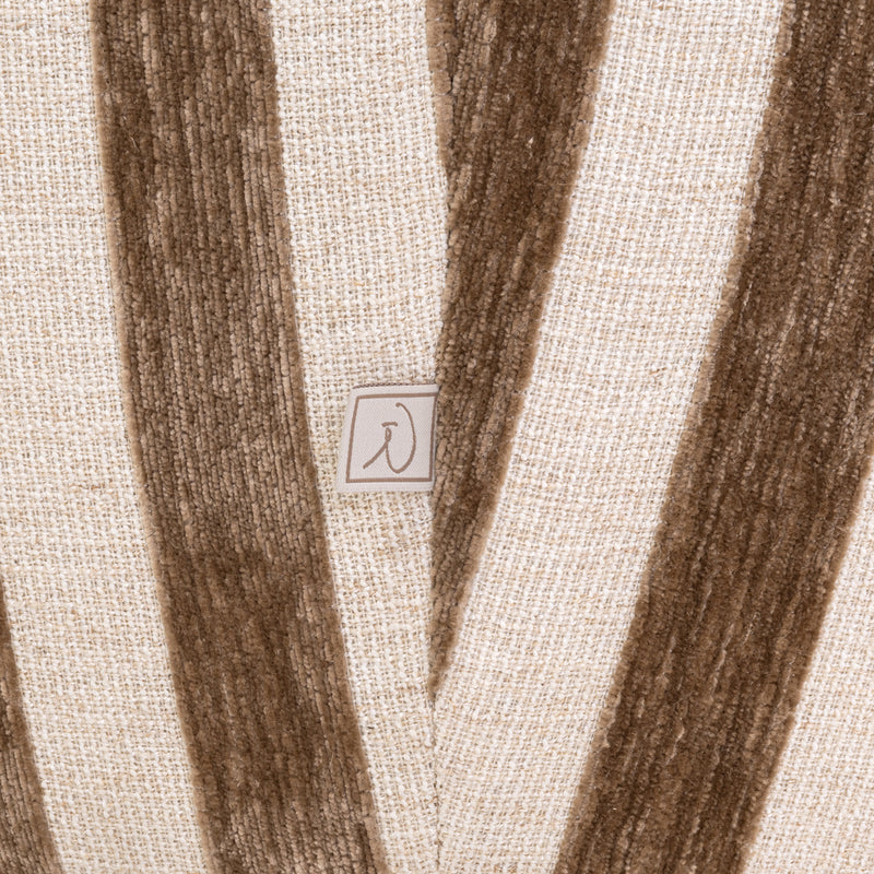 Lounge Stuhl Luxandra Stripes Sand – Richmond Design-Loungesessel