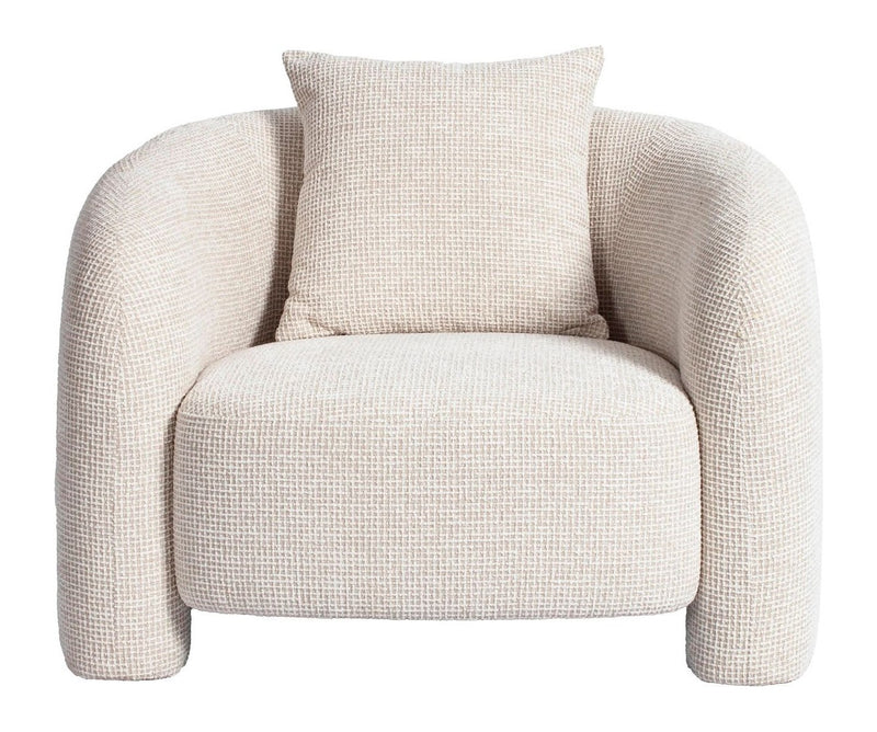 Lounge Stuhl Tuscany beige blockweave, Richmond Loungesessel