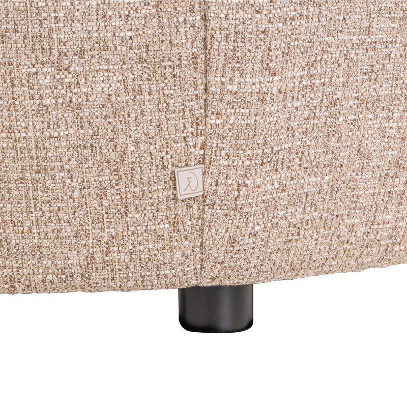 Lounge Stuhl Luxandra Sand Tweed mit Taschenfederkern Richmond