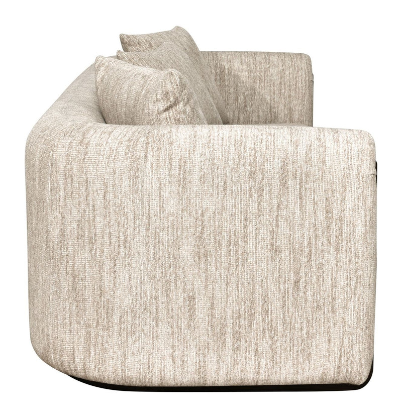 Sofa Winslov Natural Softweave – 3-Sitzer mit Eschenholz-Akzenten