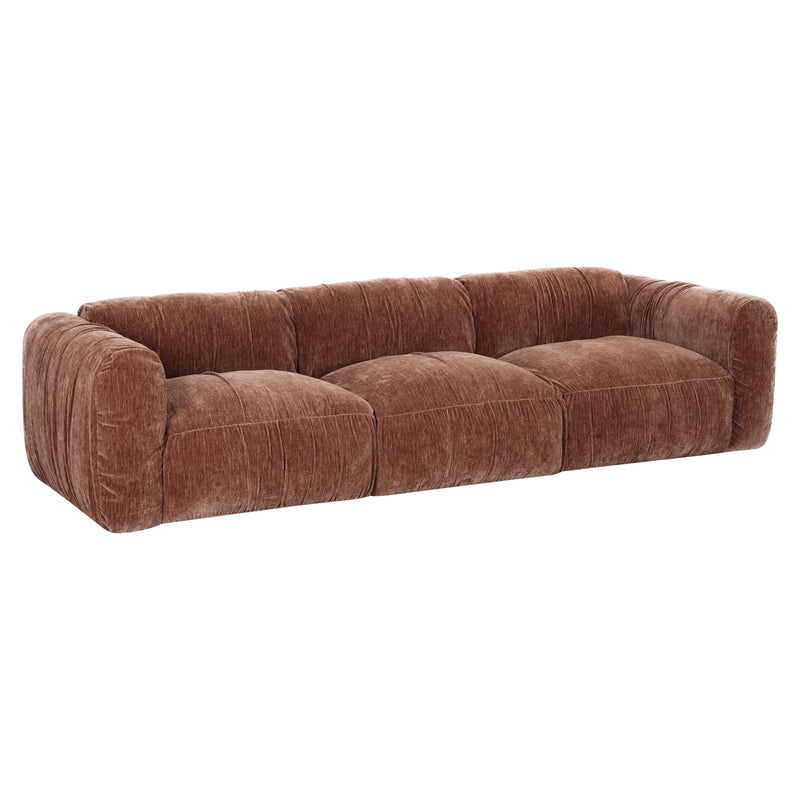 Sofa Monty be straight Coffee – XL-3-Sitzer, Eschefurnier, 288 cm