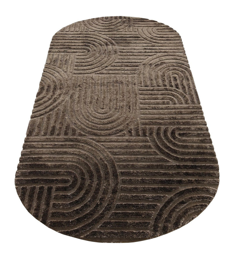Teppich Liff dark brown 200x350 cm – Richmond Design-Teppich