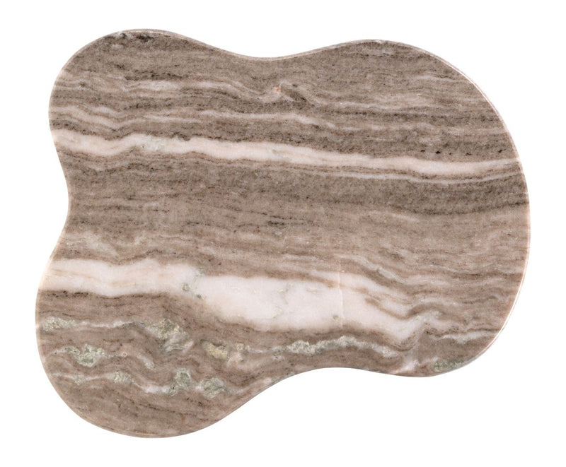 Beistelltisch Abandos brass antique mit Marmorplatte Richmond
