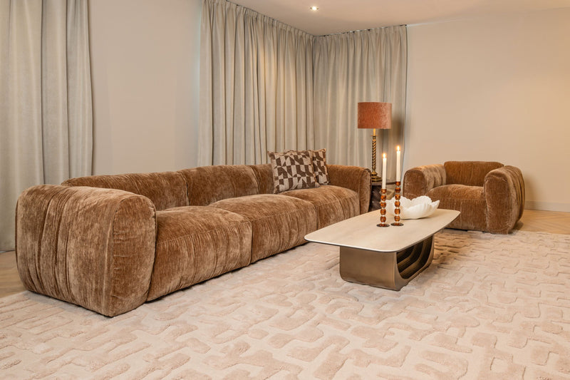 Richmond Lounge Stuhl Monty be straight coffee mit Esche Furnier