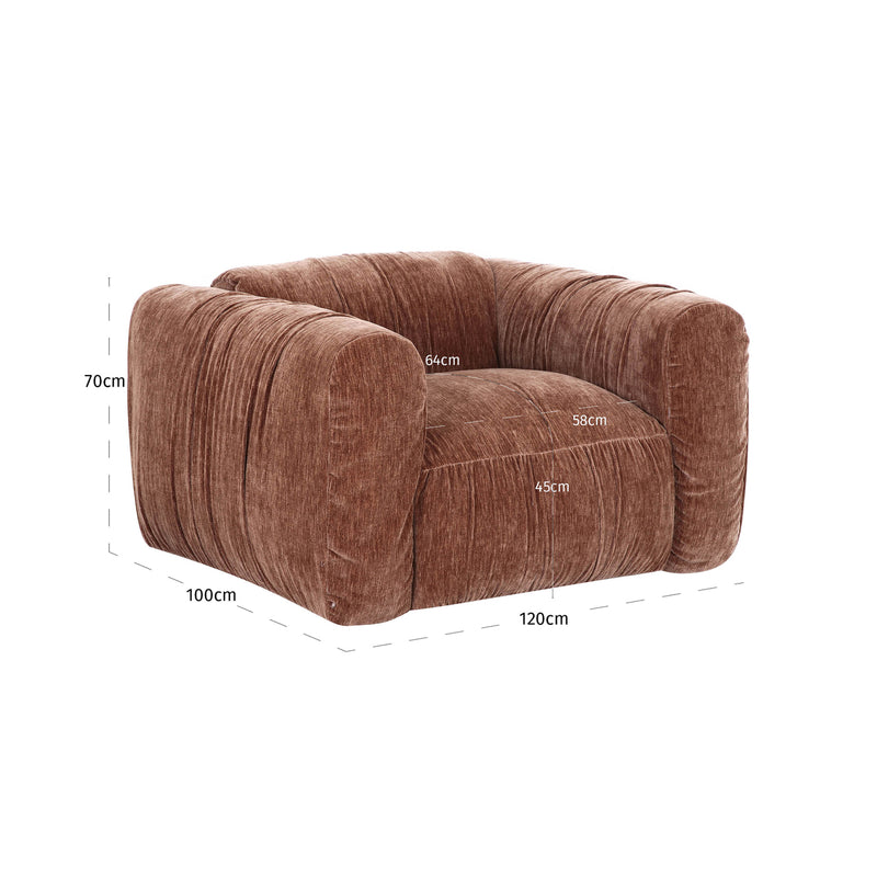 Richmond Lounge Stuhl Monty be straight coffee mit Esche Furnier
