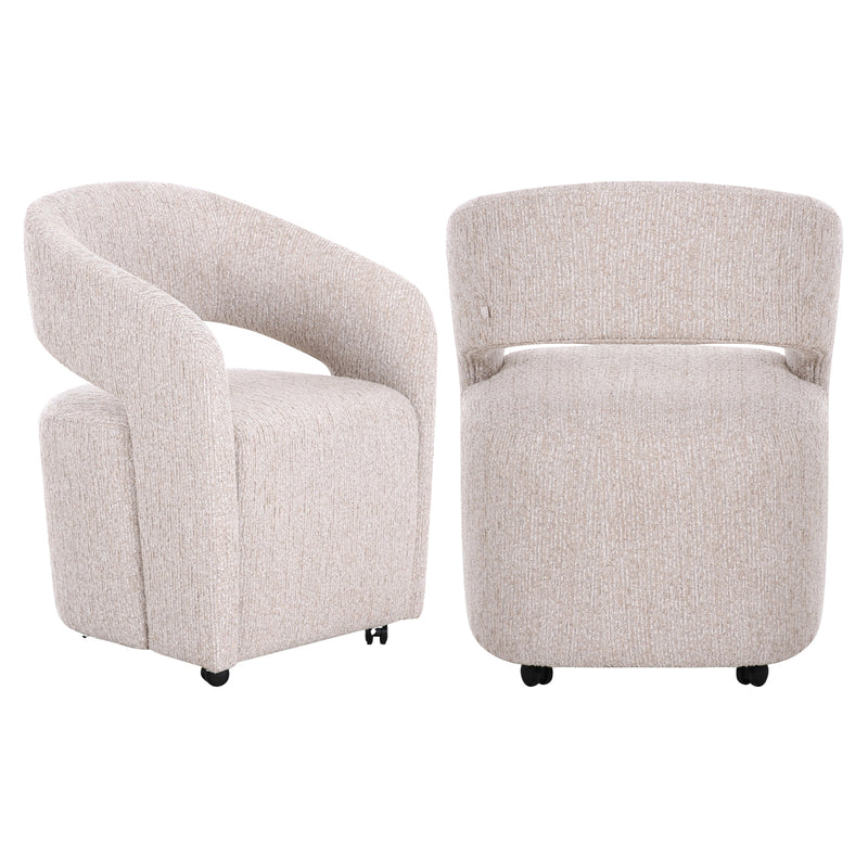 Esszimmerstuhl Vixen natural linear, Richmond, Sperrholz & Polyester
