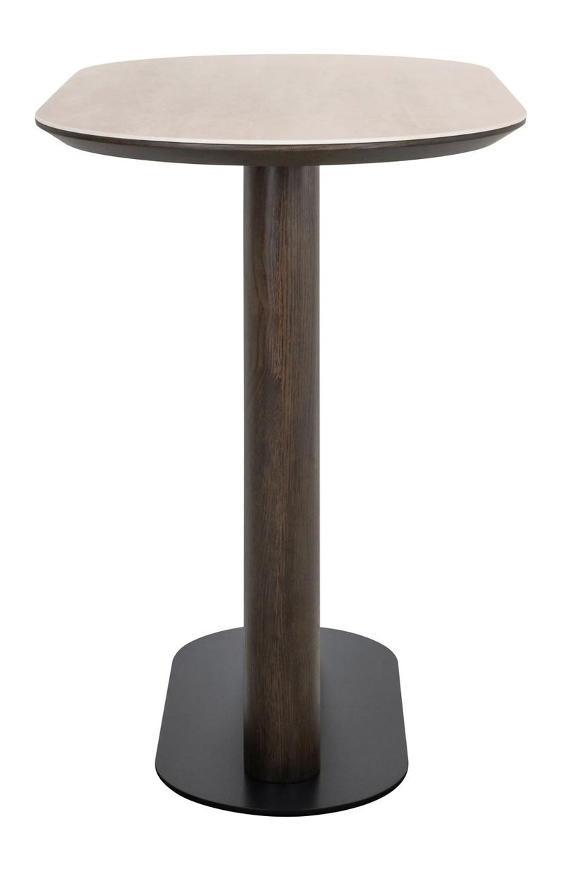 Bartisch Ritz von Richmond – Travertin-Optik in Braun, 140 cm breit