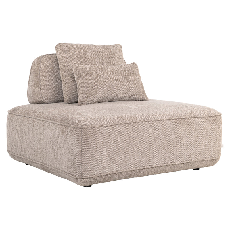 Sofa Tudor 1-Sitzer Mocca mit verschiebbarer Rückenlehne