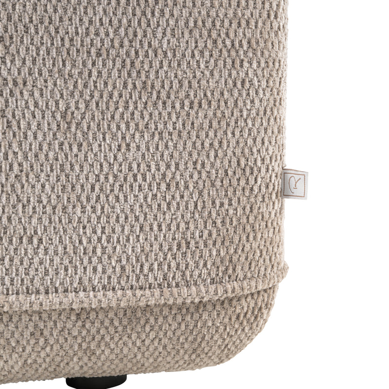 Sofa Tudor 1-Sitzer Mocca mit verschiebbarer Rückenlehne