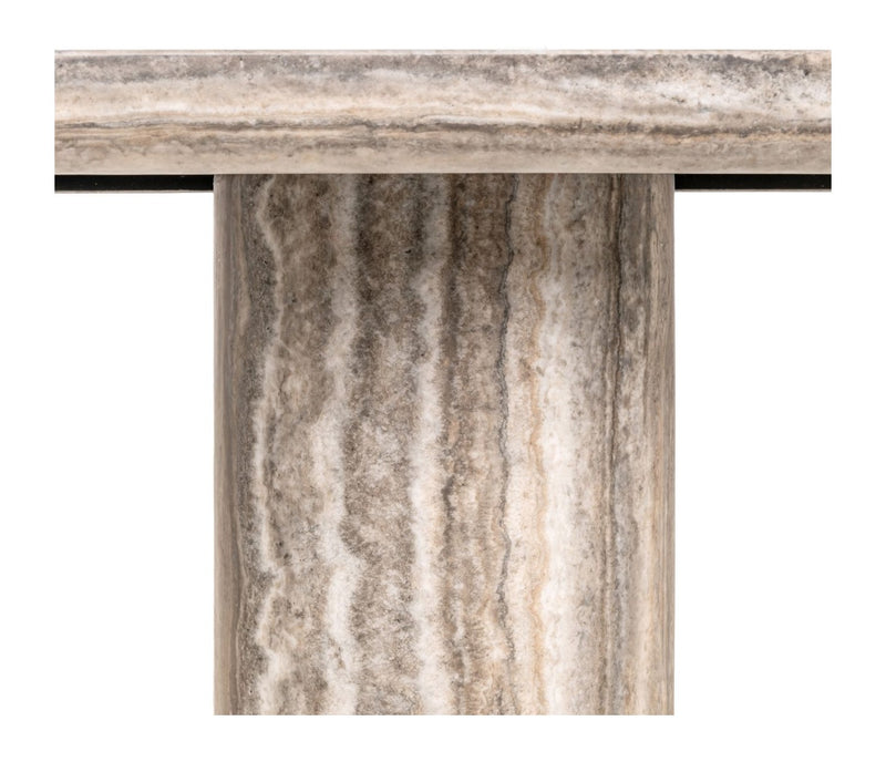 Esstisch Dulce Grey 225 cm – Marmor-Optik & skulpturales Design