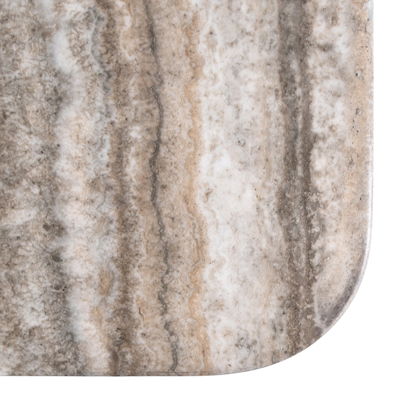 Esstisch Dulce Grey 225 cm – Marmor-Optik & skulpturales Design
