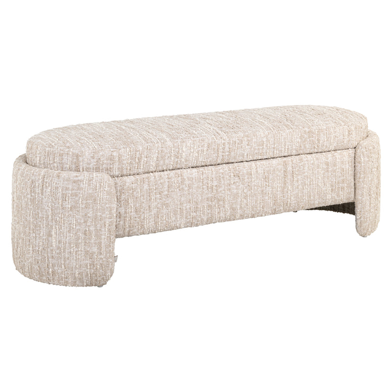 Sitzbank Cupid mit Stauraum in beige angora von Richmond