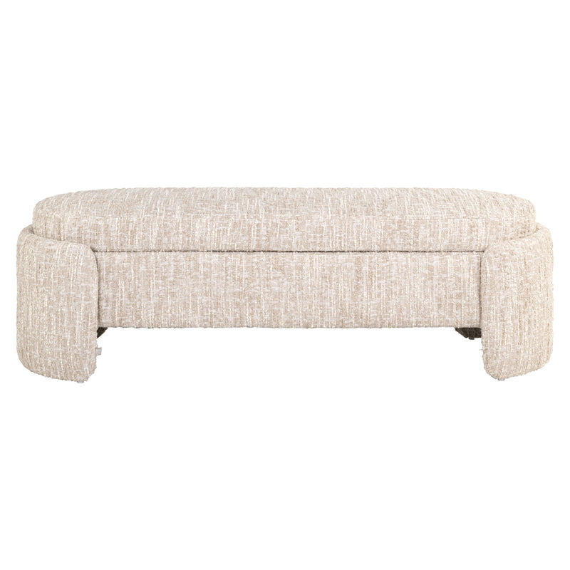 Sitzbank Cupid mit Stauraum in beige angora von Richmond