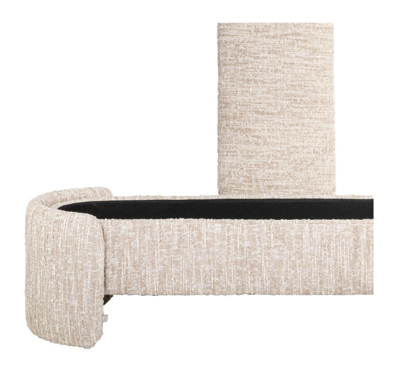 Sitzbank Cupid mit Stauraum in beige angora von Richmond