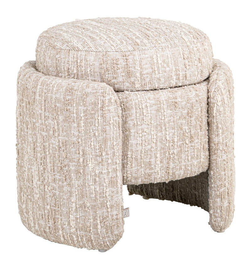 Hocker & Fußbank Cupid mit Stauraum, beige angora, Richmond
