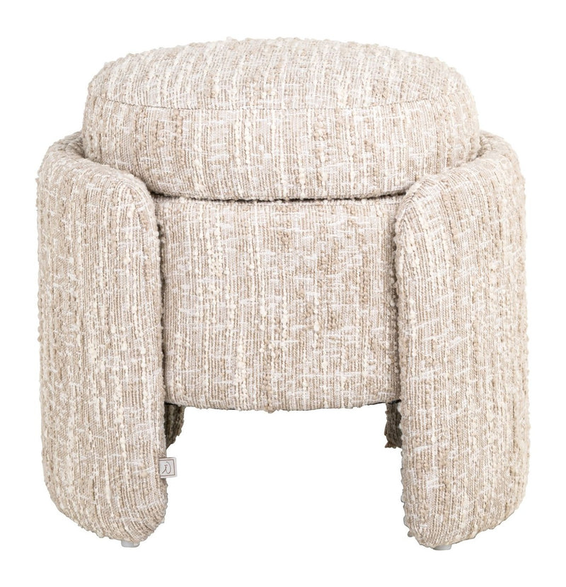 Hocker & Fußbank Cupid mit Stauraum, beige angora, Richmond