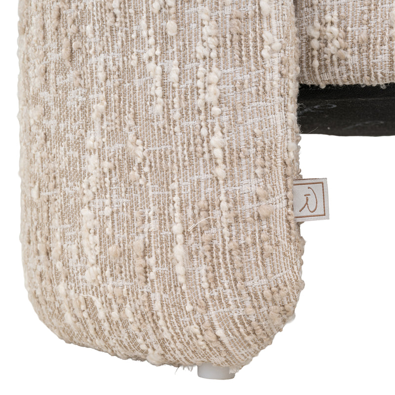 Hocker & Fußbank Cupid mit Stauraum, beige angora, Richmond