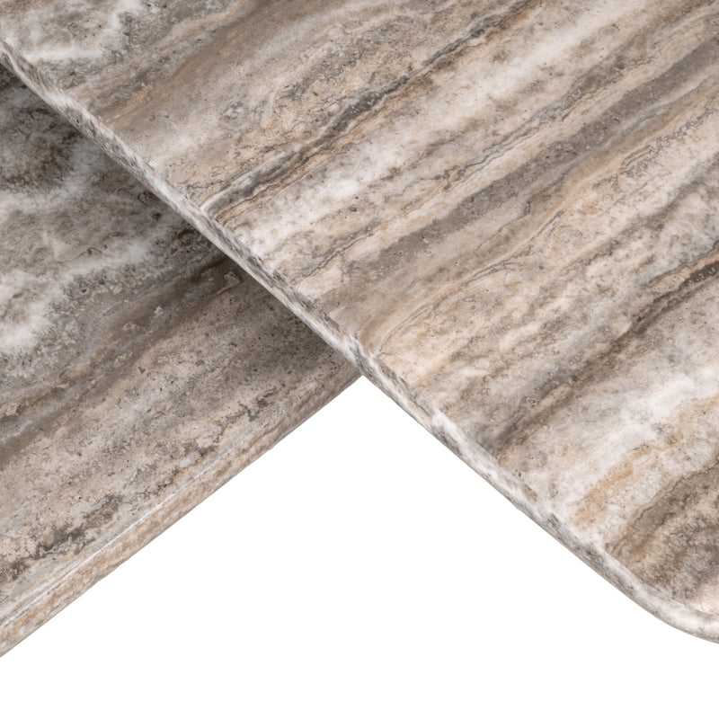Couchtisch Dulce Denizly 2er-Set grau – Marmor-Optik, Richmond