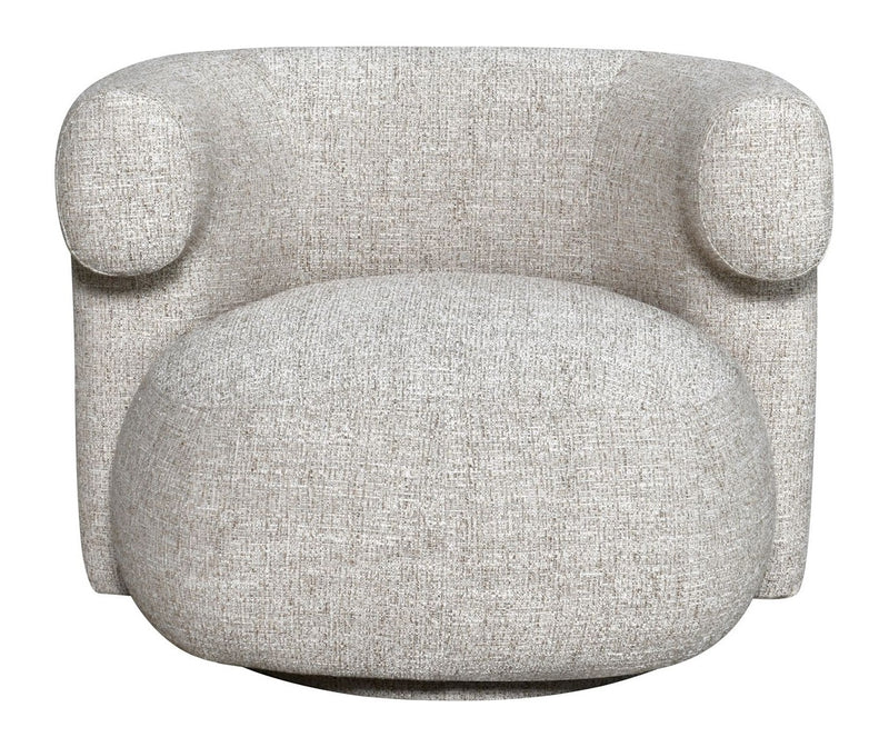 Lounge Stuhl Talley Cream Tweed mit Drehfunktion – Richmond