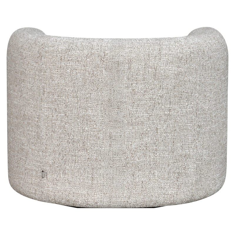 Lounge Stuhl Talley Cream Tweed mit Drehfunktion – Richmond
