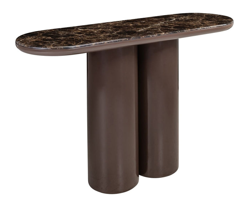 Konsole Almundi chocolat brown – eleganter Flur-Konsolentisch