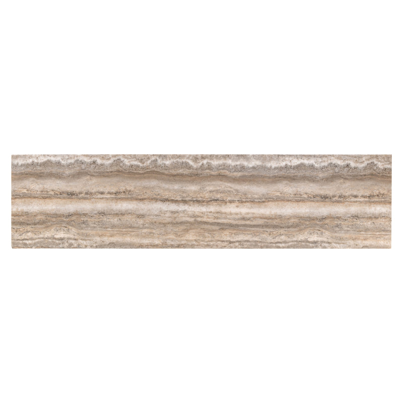 Richmond Konsole Dulce Grey – Marmoroptik, Säulengestell, 140 cm