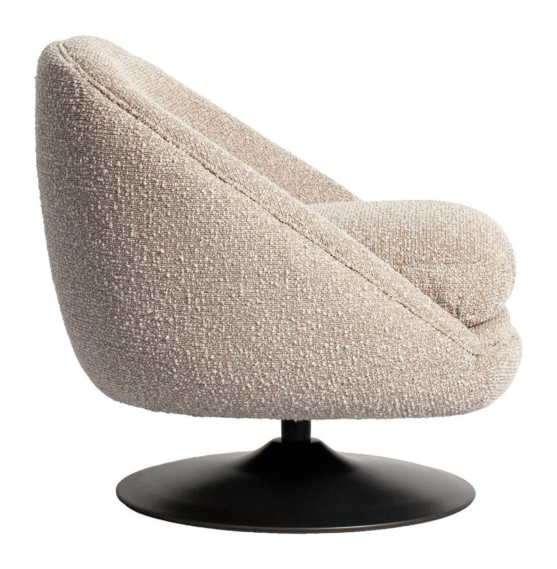 Lounge Sessel Nodo natural chunky, drehbar, Richmond Design