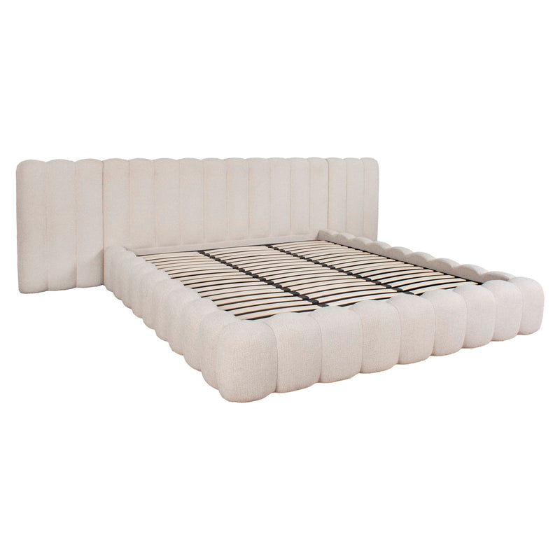 Polsterbett Cupidon 180x210 cm mit Bettkasten, Cream – Richmond
