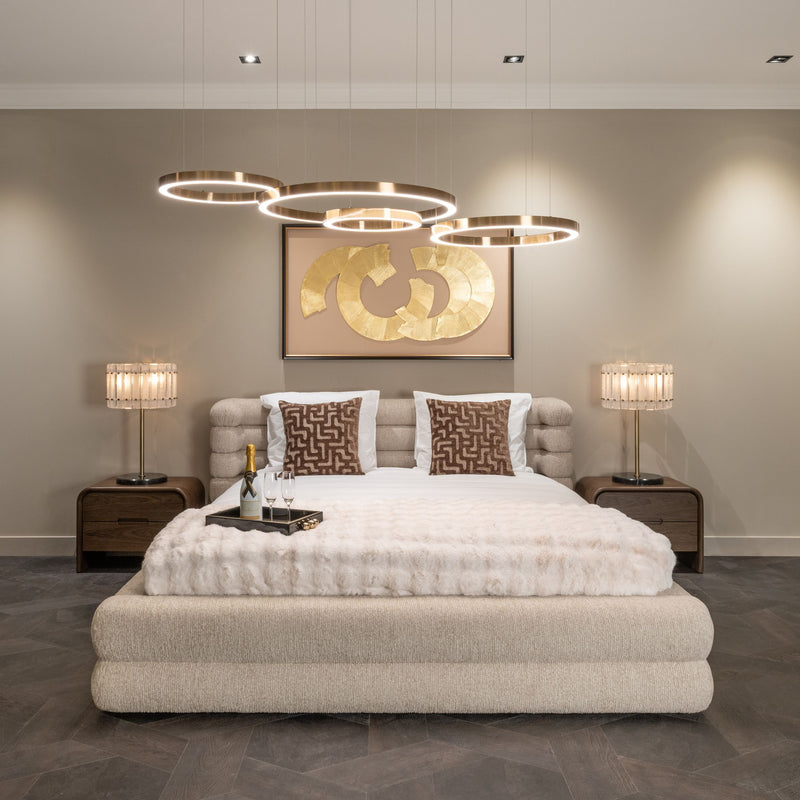 Richmond Bett Obidis 180x210 mit Bettkasten in natural linear