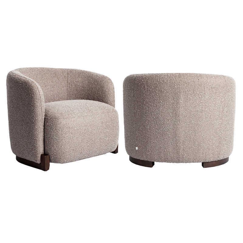 Lounge Stuhl Hannah mocca chunky – Richmond Loungesessel