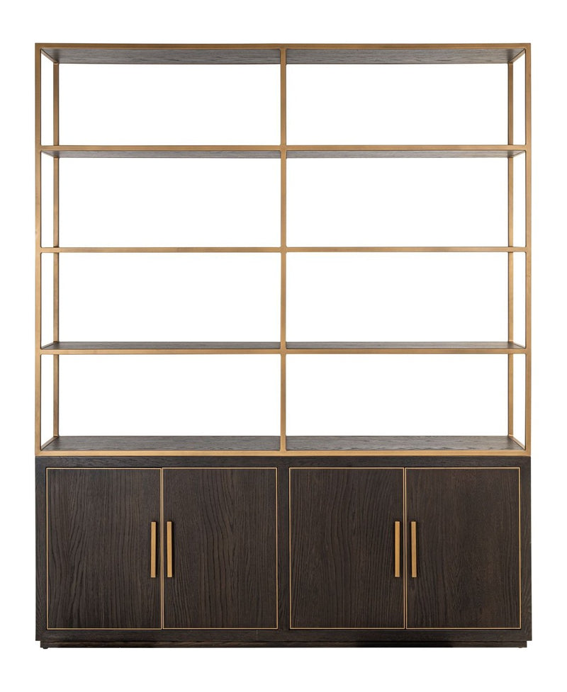 Vitrine Carter Large Eiche-braun, 4 offene Fächer, 220 cm