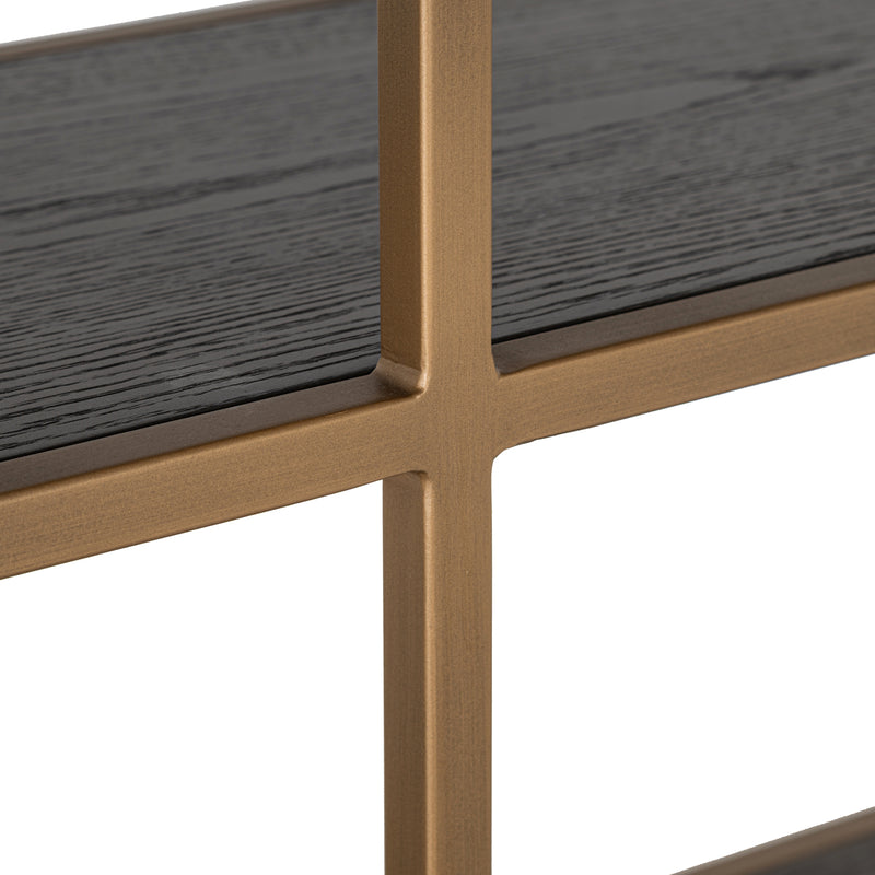 Vitrine Carter Large Eiche-braun, 4 offene Fächer, 220 cm