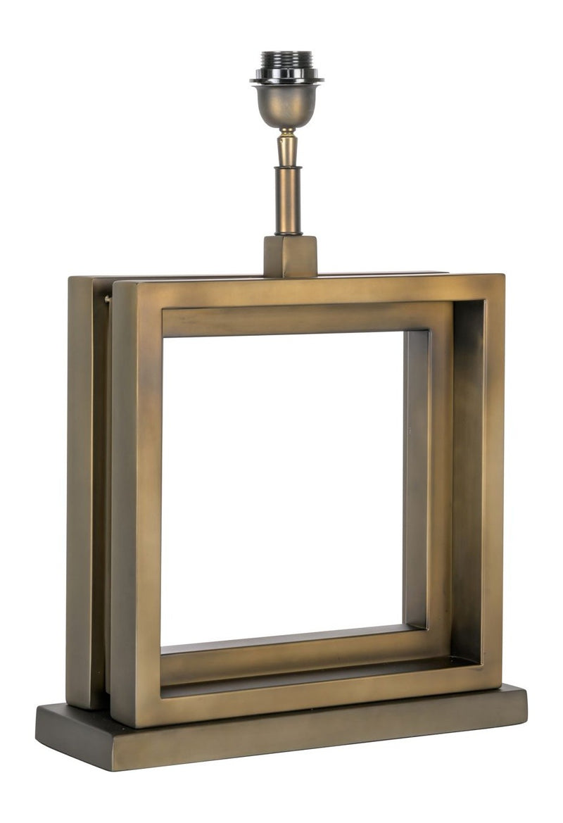 Tischlampe Kars Bronze mit E27-Fassung für Wohn- und Schlafzimmer