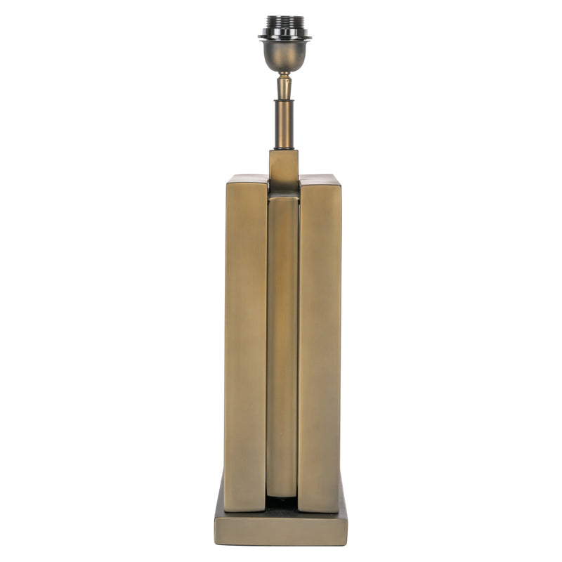 Tischlampe Kars Bronze mit E27-Fassung für Wohn- und Schlafzimmer
