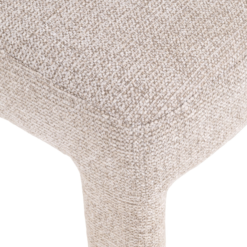 Esszimmerstuhl Nerio Natural Fancy mit gepolsterter Sitzfläche
