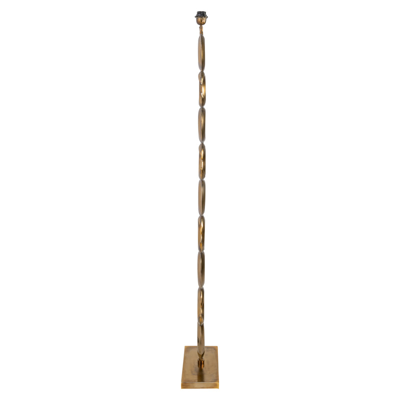 Stehlampe Amina brass antique - Richmond Design-Standleuchte E27