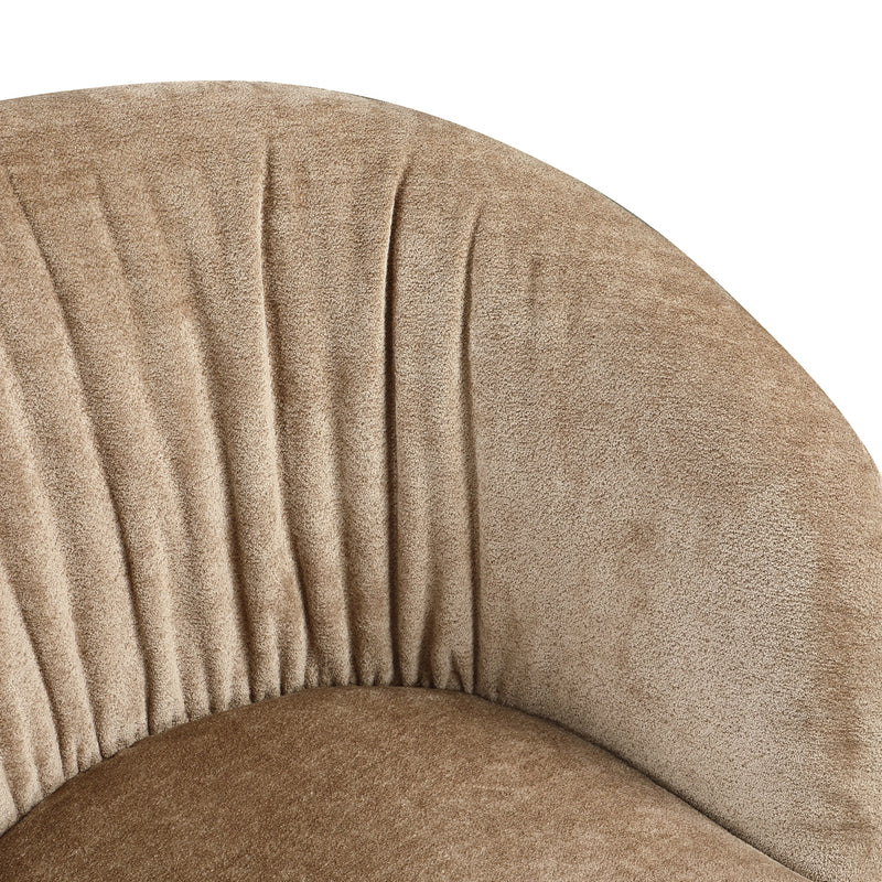 Esszimmerstuhl Cassi Sand Soft mit Drehgestell, weicher Bezug
