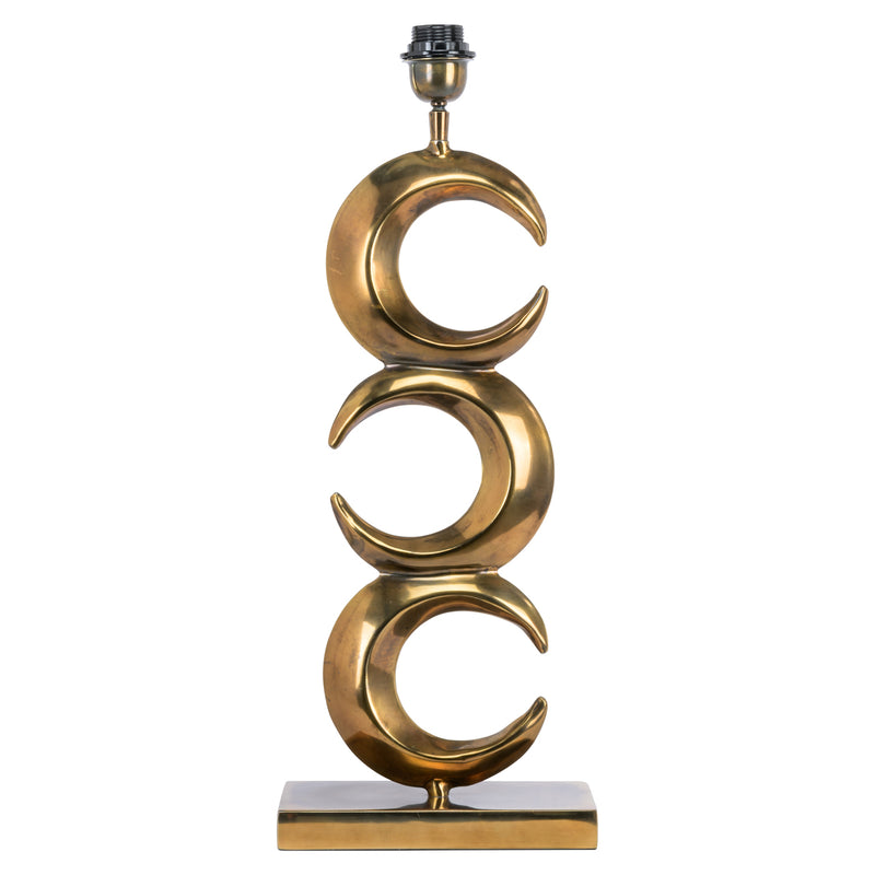 Tischlampe Amina Brass Antique Richmond, Metall, E27-Fassung
