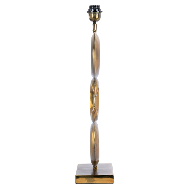Tischlampe Amina Brass Antique Richmond, Metall, E27-Fassung