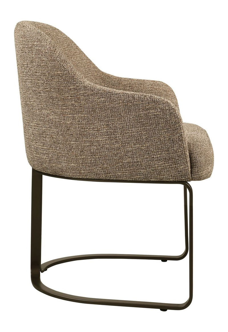 Esszimmerstuhl Hadley Brown Tweed – gepolstert, Richmond Design