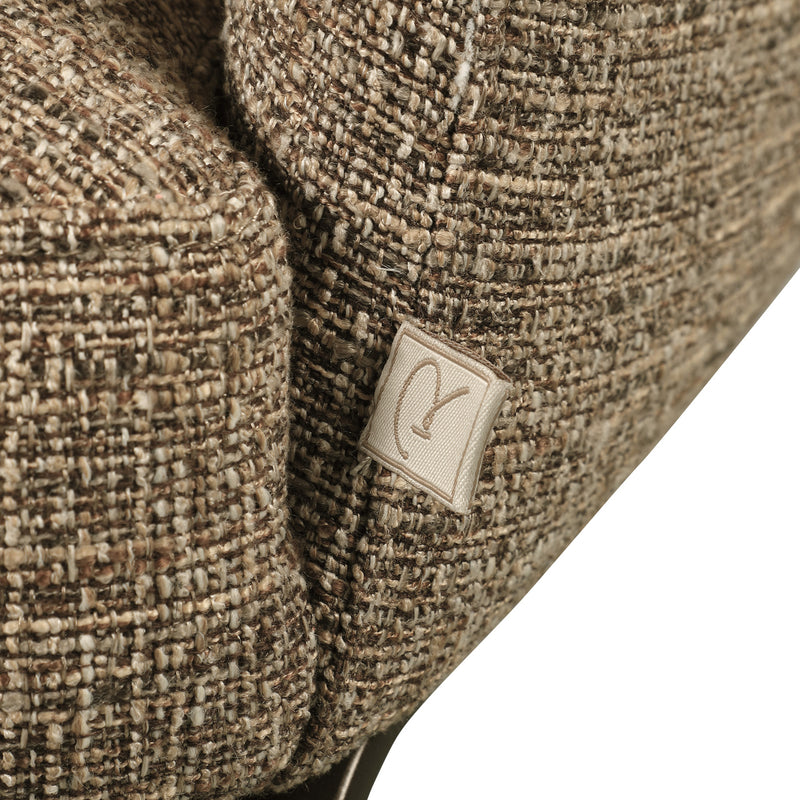Esszimmerstuhl Hadley Brown Tweed – gepolstert, Richmond Design