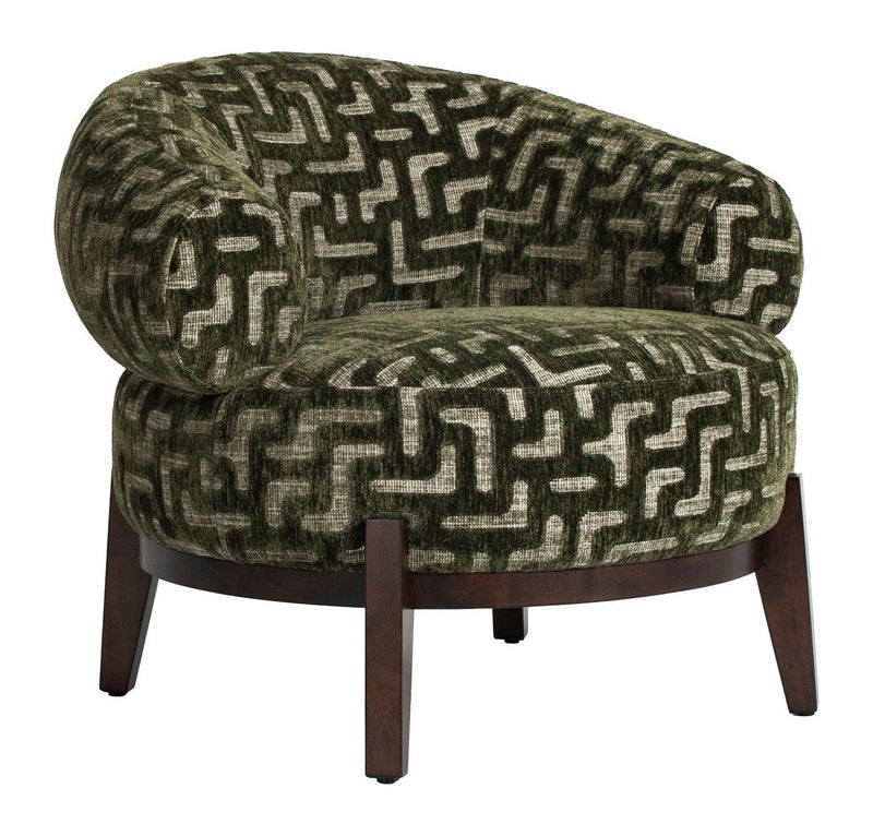 Richmond Lounge Stuhl Montana Moss Labyrinth – bequemer Loungesessel