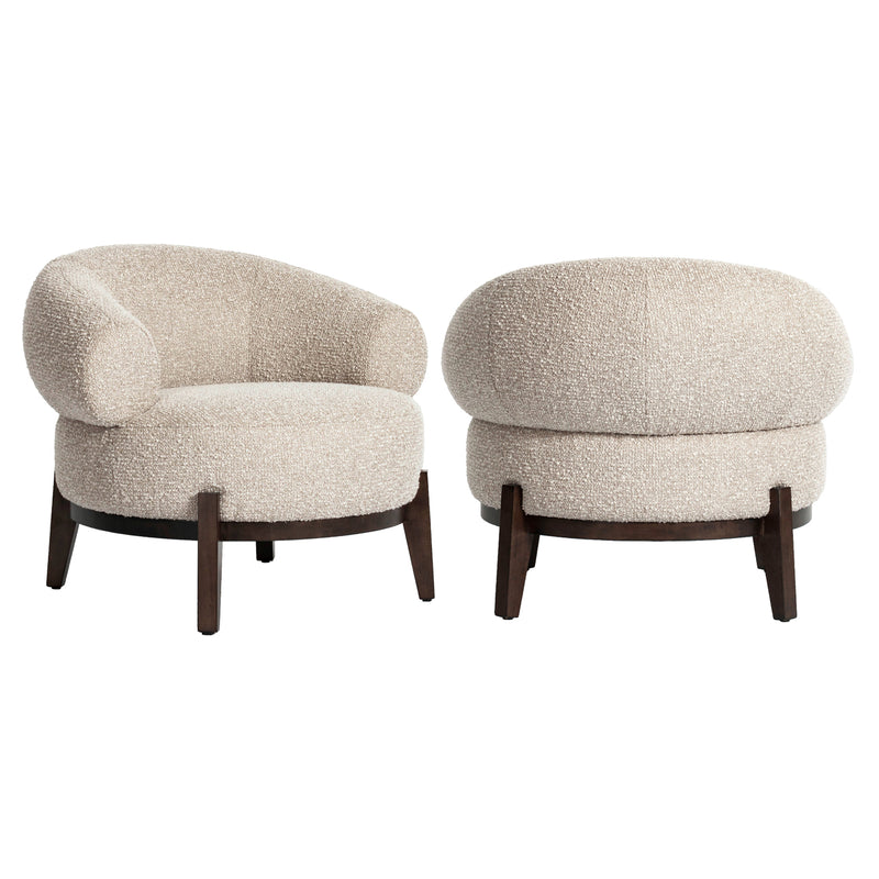 Lounge Stuhl Montana von Richmond in Natural Chunky, fire retardant