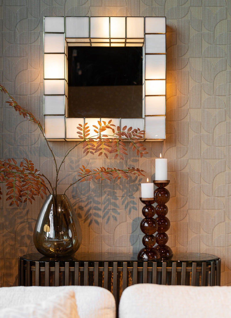 Richmond Wandlampe Luma brass antique – Glas & Messing, E27