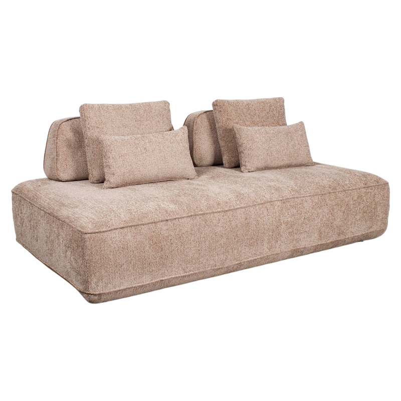 Sofa Tudor Mocca Boldweave – 2,5-Sitzer mit verstellbarer Rückenlehne