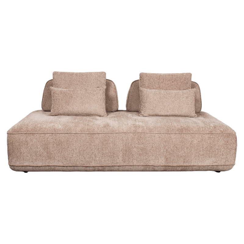 Sofa Tudor Mocca Boldweave – 2,5-Sitzer mit verstellbarer Rückenlehne