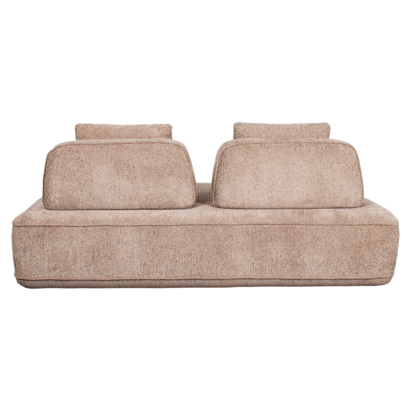 Sofa Tudor Mocca Boldweave – 2,5-Sitzer mit verstellbarer Rückenlehne